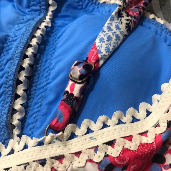 NWT BECCA Multicolor One Piece Swimsuit - Picture 5 of 7